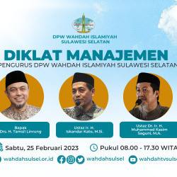 Diklat Manajemen Pengurus DPW Wahdah Islamiyah Sulawesi Selatan